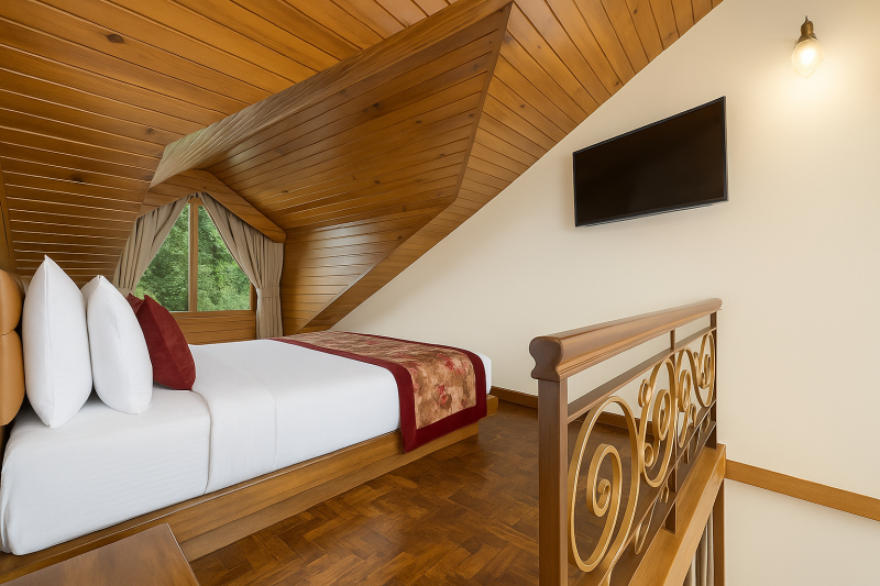 Chalet Kanchenjunga View with Fireplace & Balcony