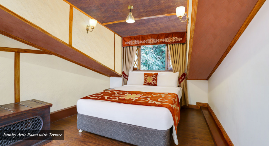 Family Attic Room with Private Terrace