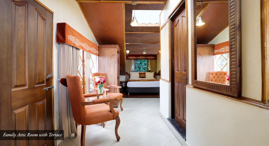 Family Attic Room with Private Terrace