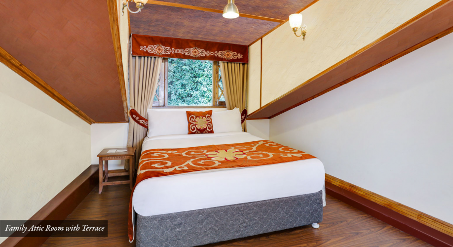 Family Attic Room with Private Terrace