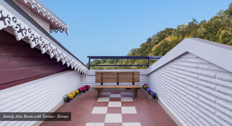 Family Attic Room with Private Terrace