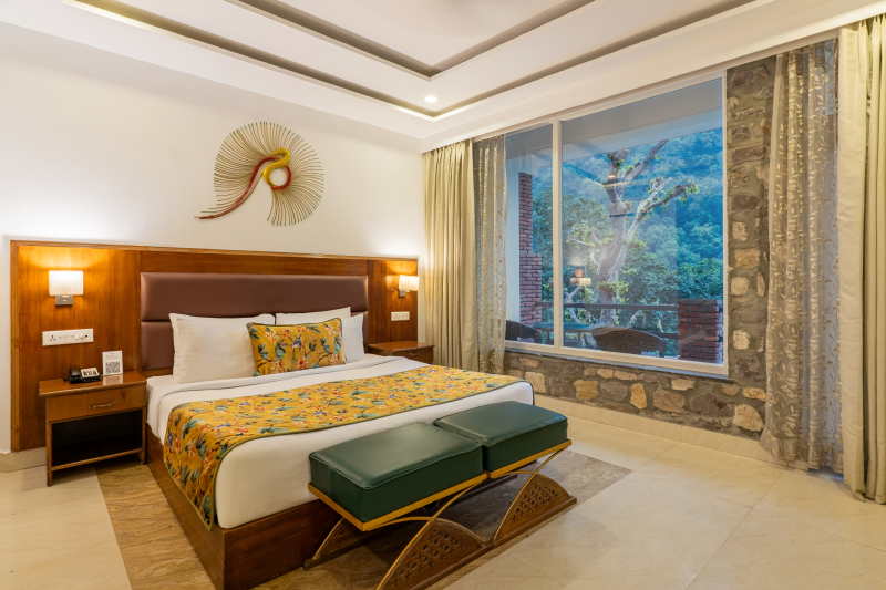 Deluxe Ganges View Room with Private Balcony