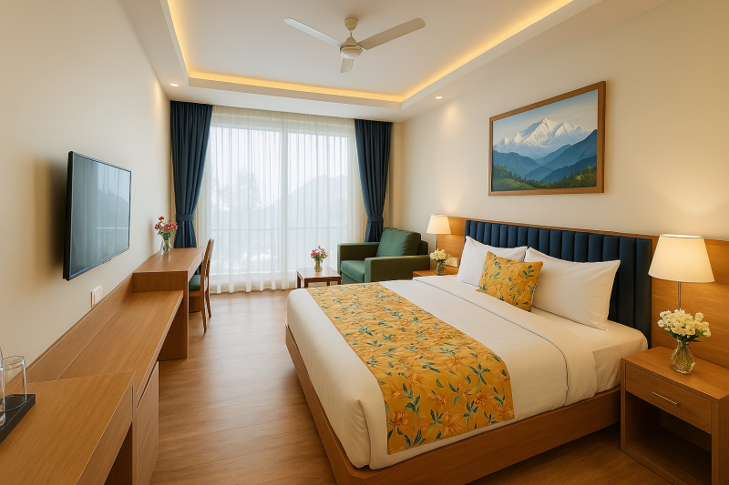 King Executive View Room With Balcony & Sofa Cum Bed
