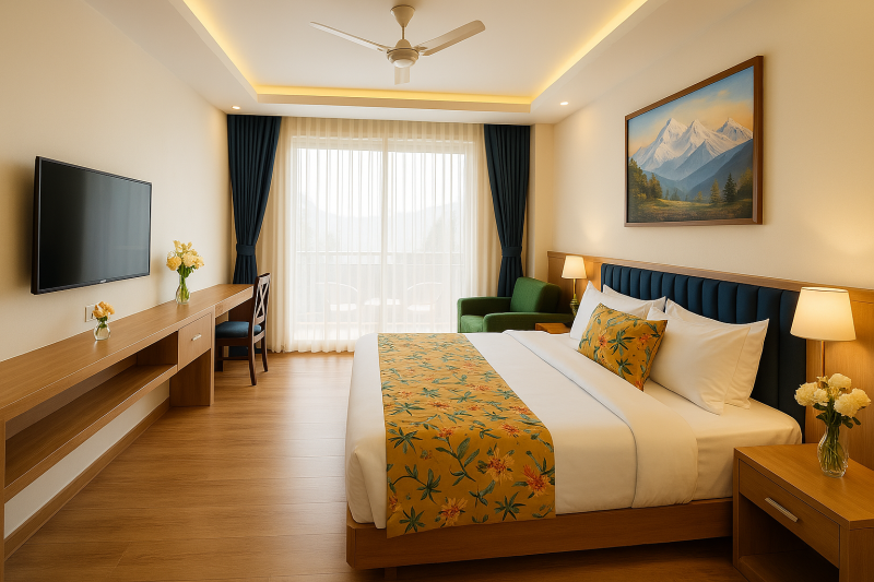 King Executive View Room With Balcony & Sofa Cum Bed