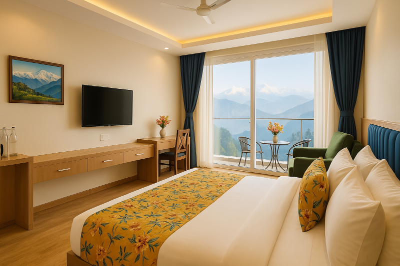 King Executive View Room With Balcony & Sofa Cum Bed