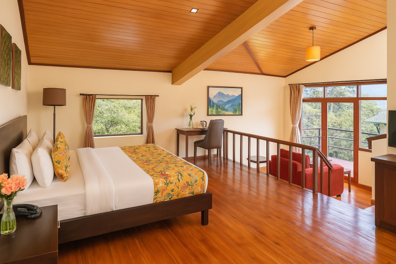 Chalet with Private Balcony
