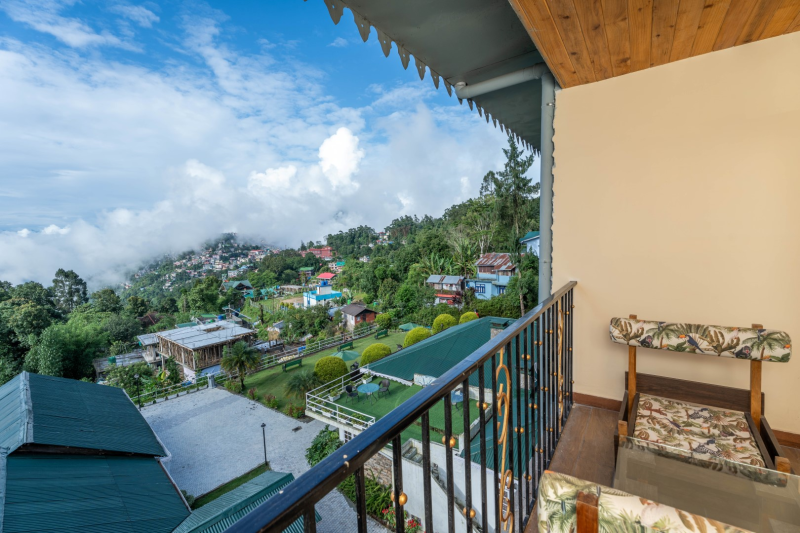 Premium Mountain View Room with Private Balcony