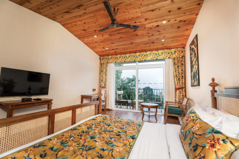 Premium Mountain View Room with Private Balcony