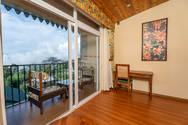 Premium Mountain View Room with Private Balcony