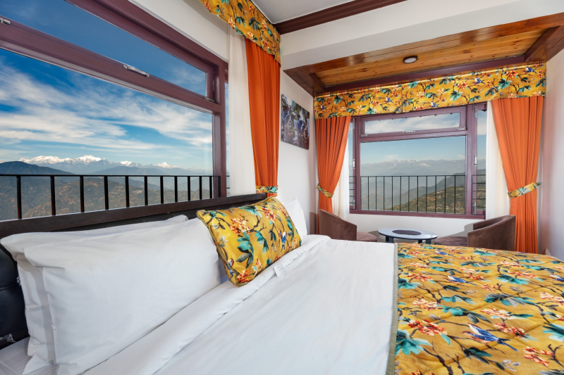 Premium Room with Mountain & River View