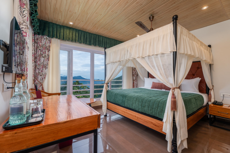 Attic Room with Mountain View