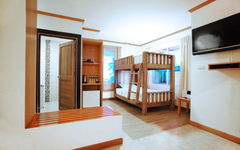 Quadruple room with sea view