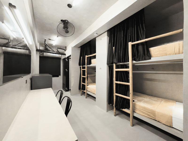 Single Bed in 4 Beds Female Dorm (Shared Ensuite Bathroom)