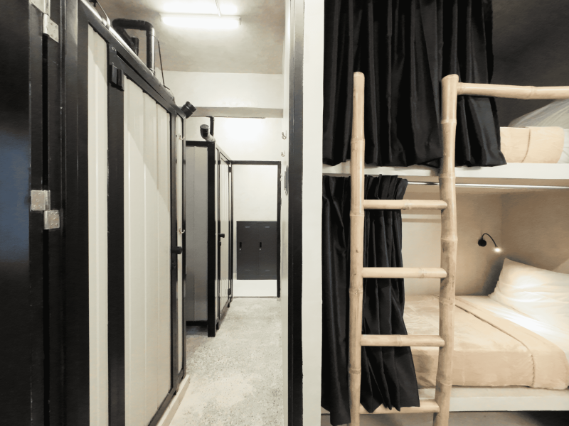 Single Bed in 4 Beds Female Dorm (Shared Ensuite Bathroom)