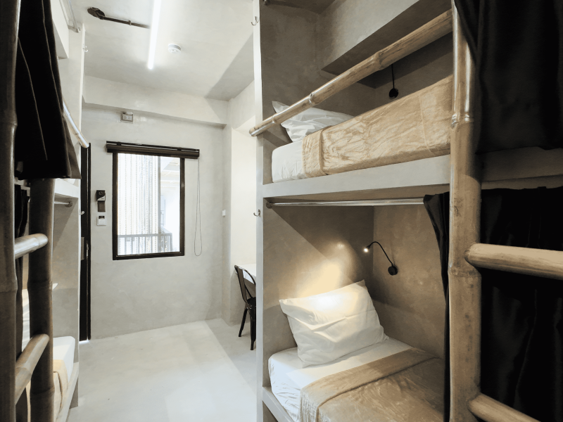 Single Bed in 4 Beds Female Dorm (Shared Ensuite Bathroom)