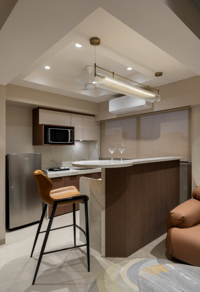 One-Bedroom Apartment with City View