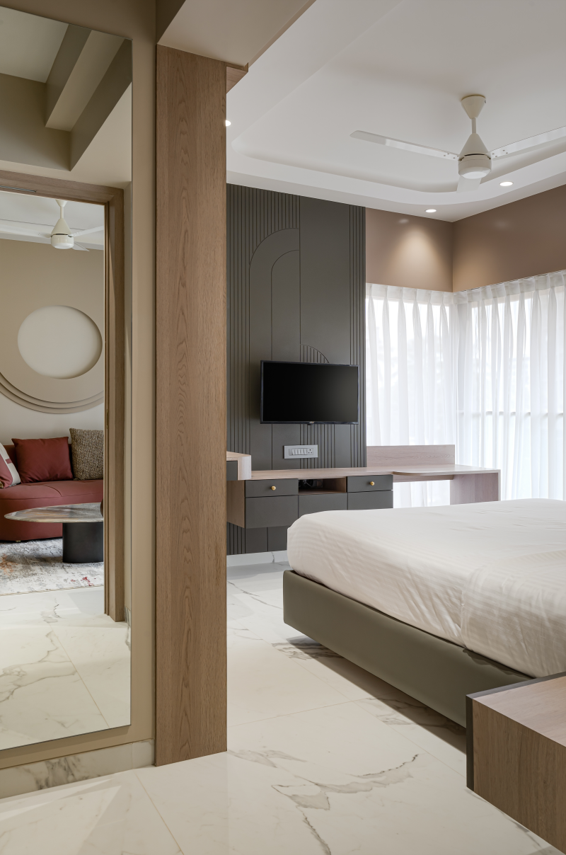 Two-Bedroom Deluxe Apartment with Balcony, City View