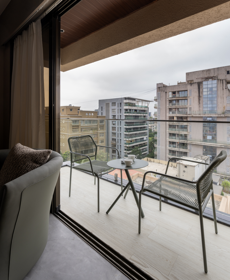 Two-Bedroom Apartment with Balcony, City View