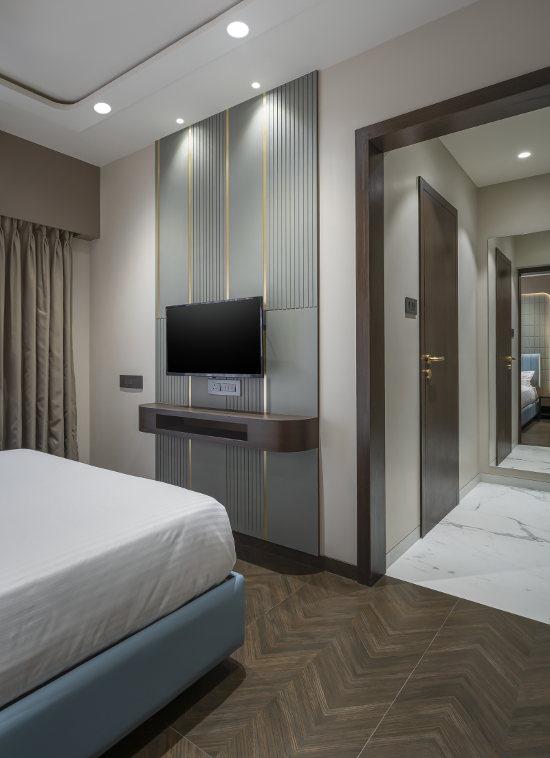 Two-Bedroom Deluxe Apartment with Balcony, City View